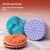 Weicher Silikon-Körperwaschschwamm Kopfhaut-Peeling Nicht-irritierender Körperwasch-Massagegerät Bade-Duschbürste Körperpeeling Hautpflege Bade-Werkzeug