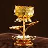 Chinese Alloy Lotus Candle Pedestal for Buddha Butter Candlestick, Household Buddha Hall for Candle Buddha Utensils and Supplies