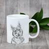 Swedish Vallhund, Swedish Cattle Dog - Cup with a Dog, Personalized Cup with a Print, a Classic Gift for Everyone from the Art-Dog Brand