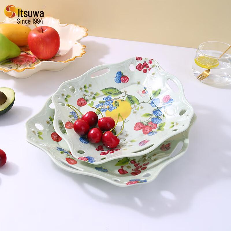 Wuhe Melamine Round Fruit & Snack Plate