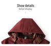Mom's Casual Fashion Hooded Jacket - Stylish Short Trench for Middle-Aged and Elderly Women
