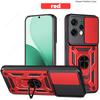 Slide Lens Armor Funda for OPPO Reno14 Pro F 5G Case for Reno14 F Reno 14 Pro 14F Case Magnetic Ring Stand Holder Cover Capa