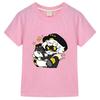 100% Baumwolle Spiel Mord Drohnen Kinder T-Shirt Cartoon Print Kinder T-Shirts Streetwear Jungen Mädchen Sommer Oberteile Rundhals Kurzarm