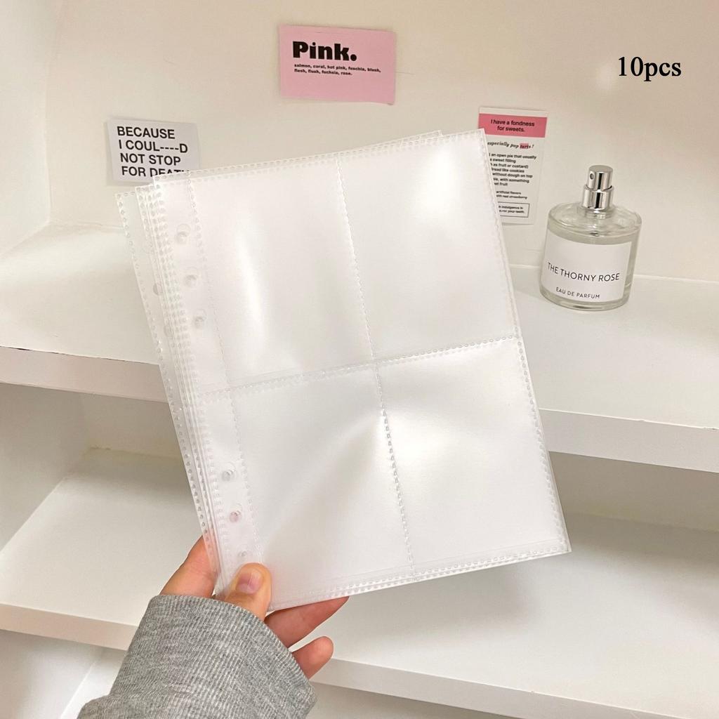 11PCS/Pack A1 Ins Photocard Binder Sleeves Idol Photo Card Holder Photocards Album Storage Bag  Loose Leaf Photo Sleeves