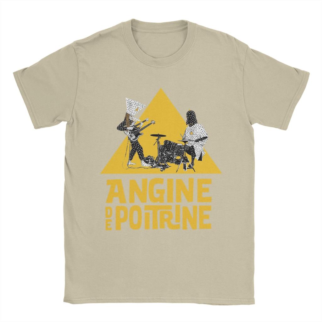 Angine De Poitrine T Shirts Unisexs Pure Cotton Unique TShirt Crewneck Tees Short Sleeve Clothing Plus Size