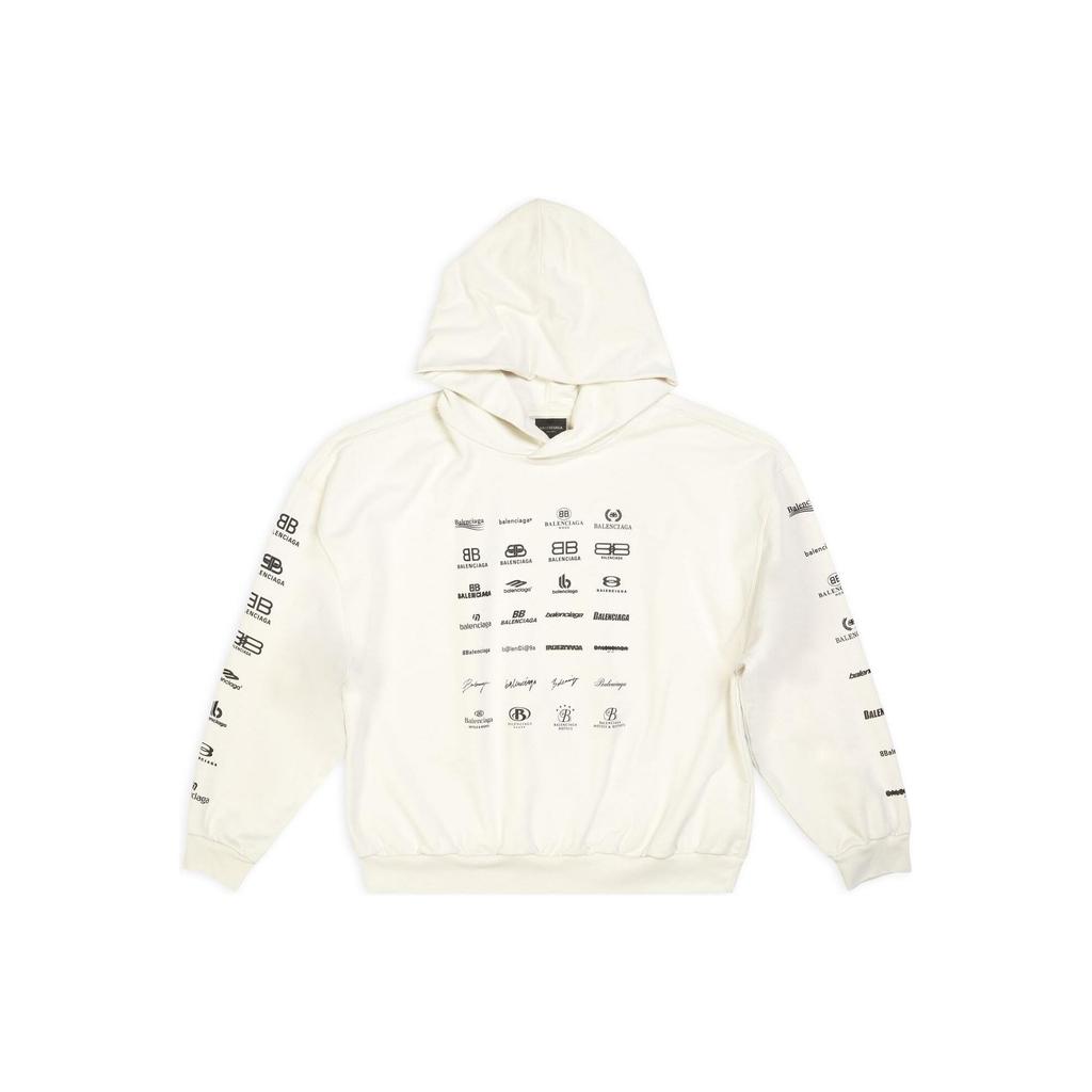 Balenciaga SS23 Sweatshirt Loose Fit Unisex Ecru 726241TNVQ89784