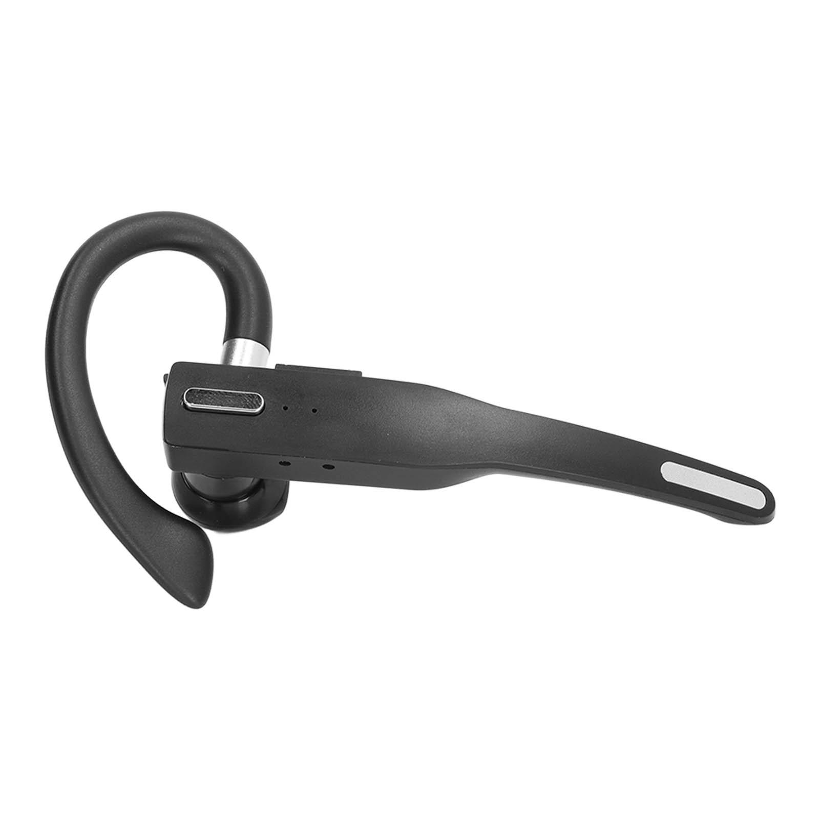 

Bluetooth Earpiece Noise Canceling LED Digital Display Single Ear Bluetooth Headset with Charging Compartment for