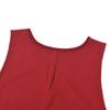 Kusuguru Japan Apron Knit Cat Round Side Button Apron 236572 Red M~L