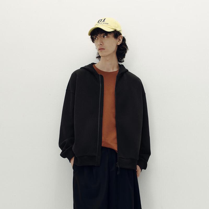 Semir Wang Anyu Collection Loose Fit Hooded Knit Jacket