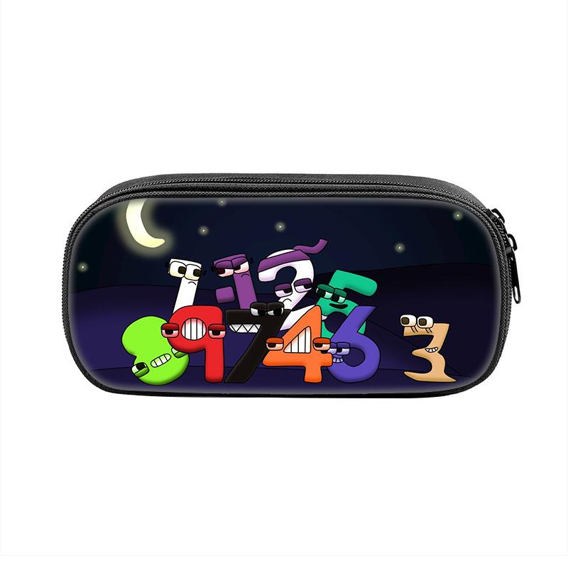 Game Alphabet Lore Cases Fun Cartoon Anime Pen Box Bag for Student Big Capacity School Supplies Zipper Pencilcases