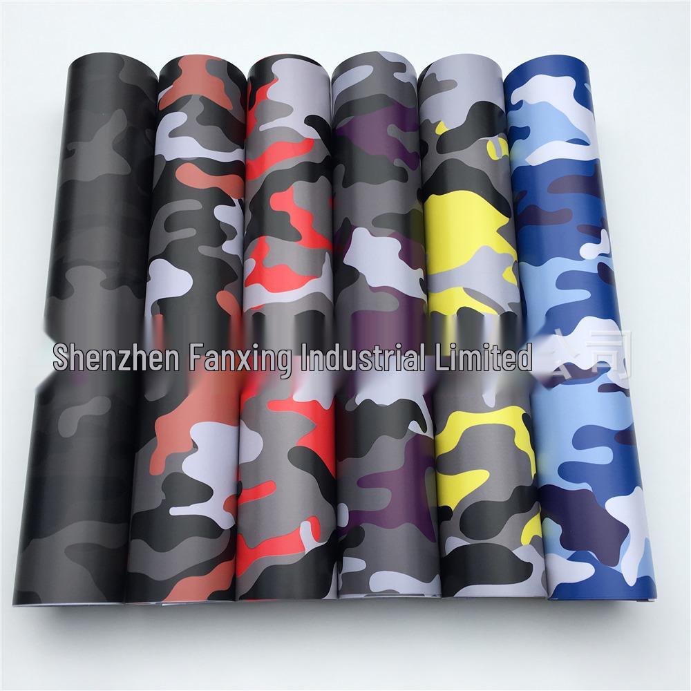 Exclusivas Pegatinas Envolventes de Grafiti Camuflaje Blanco y Negro para Coche y Motocicleta para Personalización Personalizada