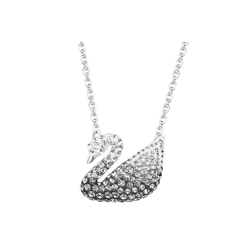 Swarovski Ikonisches Schwanen-Schwarz-Weiß-Gradienten-Armband-Set Damenschmuck ES2021071306