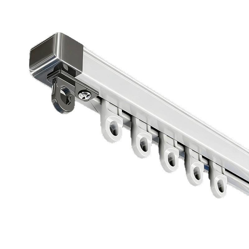 Aluminum Alloy Telescopic Curtain Track Sliding Rail - Top & Side Mount