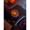 For BMW F10 F11 F07 F01 F02 Red Crystal Engine Start Stop Push Button Cover Trim