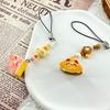 3D Cat Cake Phone Charm Resin Keychain Pendant