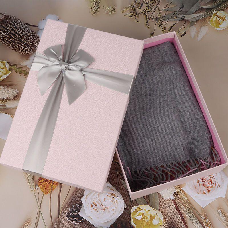 Exquisite Scarf Gift Box - Stylish Birthday Gift for Girls, Empty Packaging