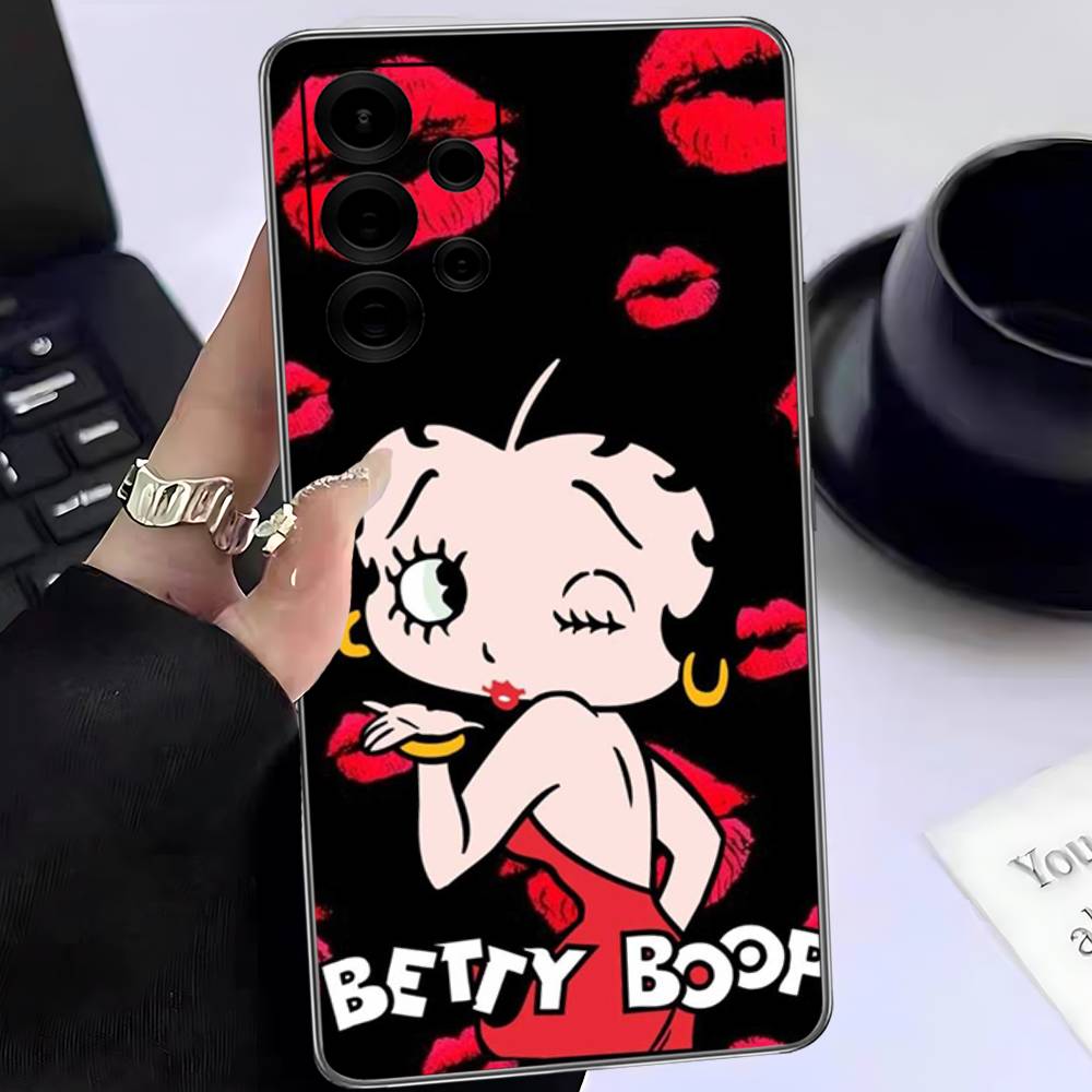 B-Betty-Cute-B-Boop Anime Phone Case For Samsung A 52 53 21 32 13 12 71 31 51 40 72 73 70 22 42 50 30 20 21 Shell