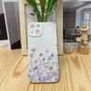 Coque de téléphone à motif de fleurs violettes adaptée pour iPhone 17 16 15 14 13 12 11 Pro/Max/Plus coque arrière antichute et antichoc