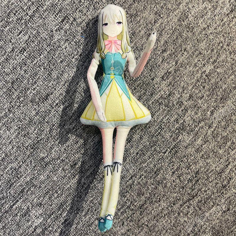 28cm Kanade Voisaki Project Sekai Plush Doll Flexible Wire Frame Poseable Body Twistable Shape Music Themed Collectors Gift