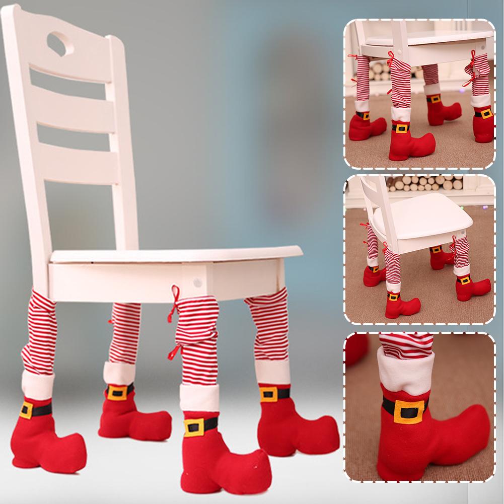 

Christmas Stocking Shape Seat Leg Covers Christmas Decor Table Seat Decoration For Seats Home C S0U8 1pcs red-1pcs