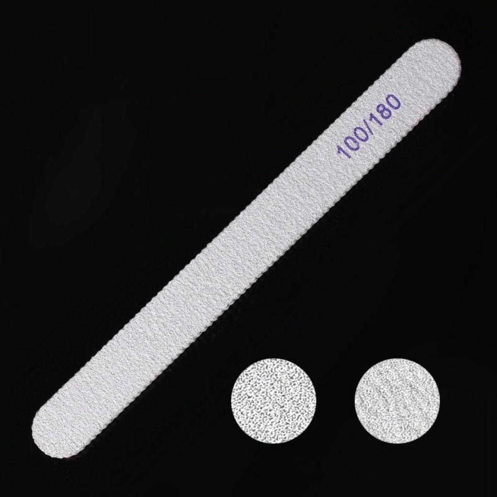 

Double Sided Sandpaper Nail File 100/180 Grit Nail Art Files Emery Board Trimmer Manicure Salon 20pcs-A