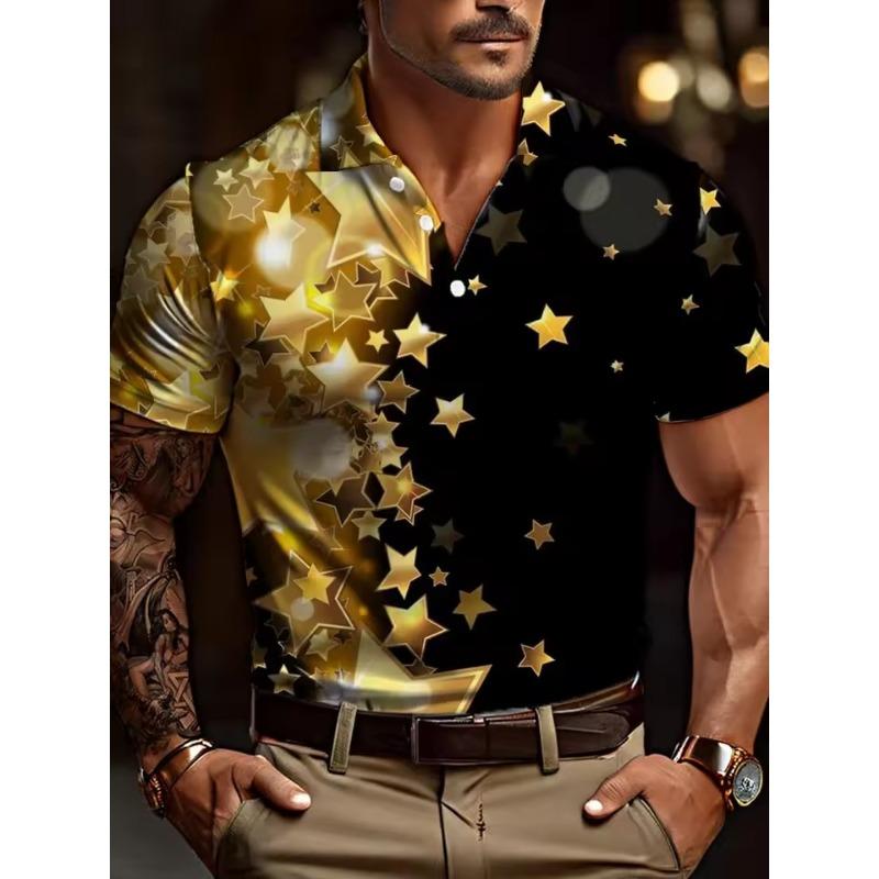 

Летние поло с графикой геометрии блоков, мужская одежда с 3D-принтом, повседневная рубашка с коротким рукавом, свободного кроя оверсайз, топы для пожилых 6XL