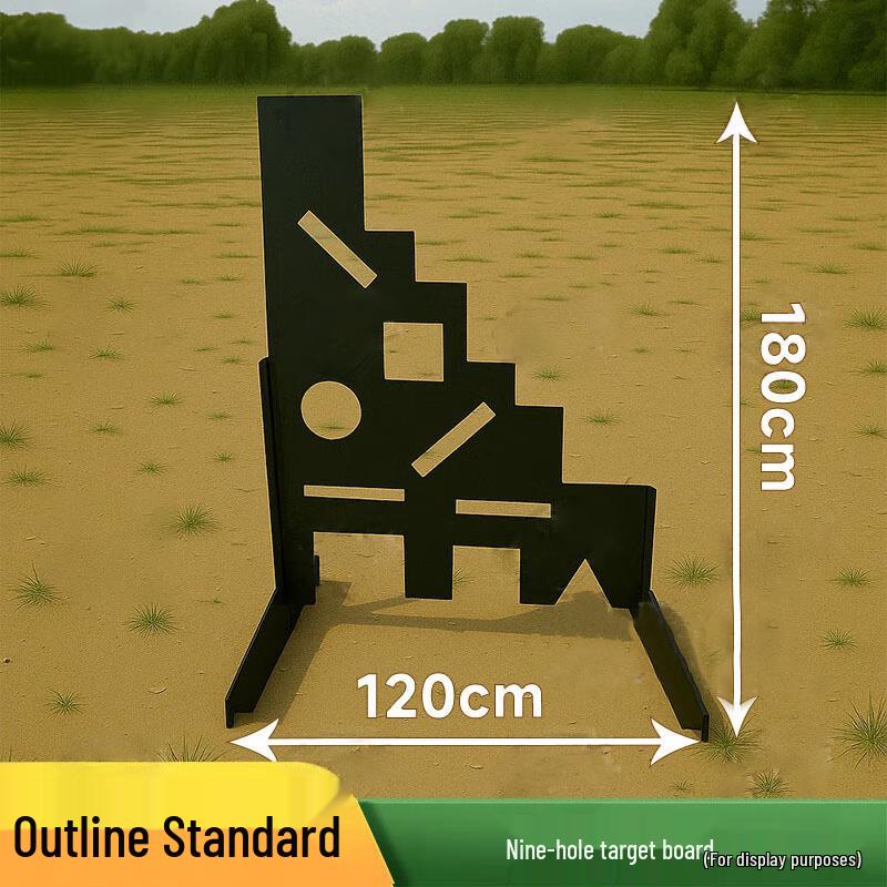 Nine-Hole Tactical Target Board