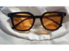 G-Family Gradient Blush Multi-Color Sunglasses with Vertical Rice Nail Design