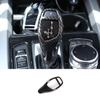 For BMW X5 X6 F15 2014-2018 ABS Carbon Fiber Gear Shift Knob Shifter Lever Trim