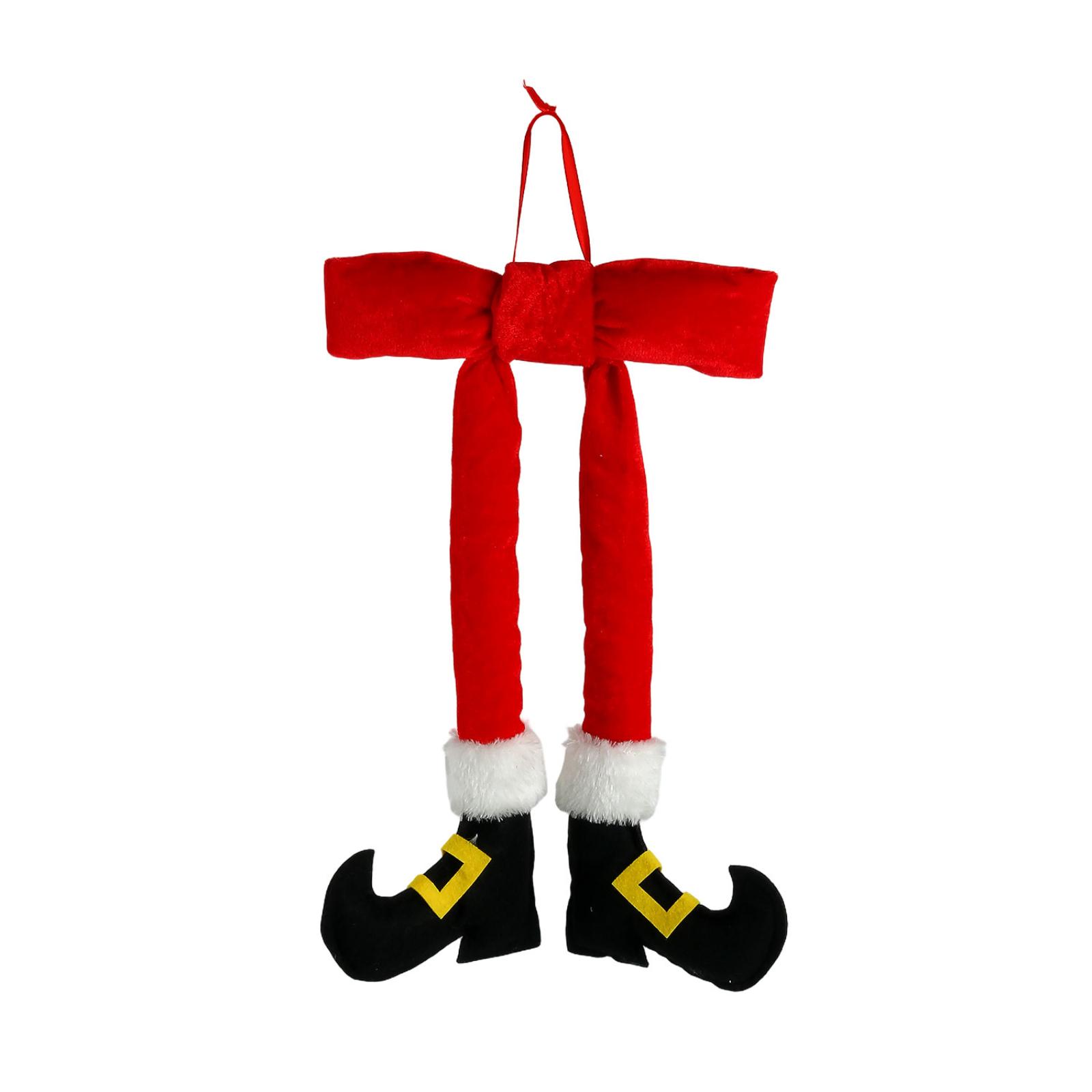 

Christmas Legs Santa Legs Christmas Tree Ornaments Christmas Decorations Christmas Daily Necessities One Size красный