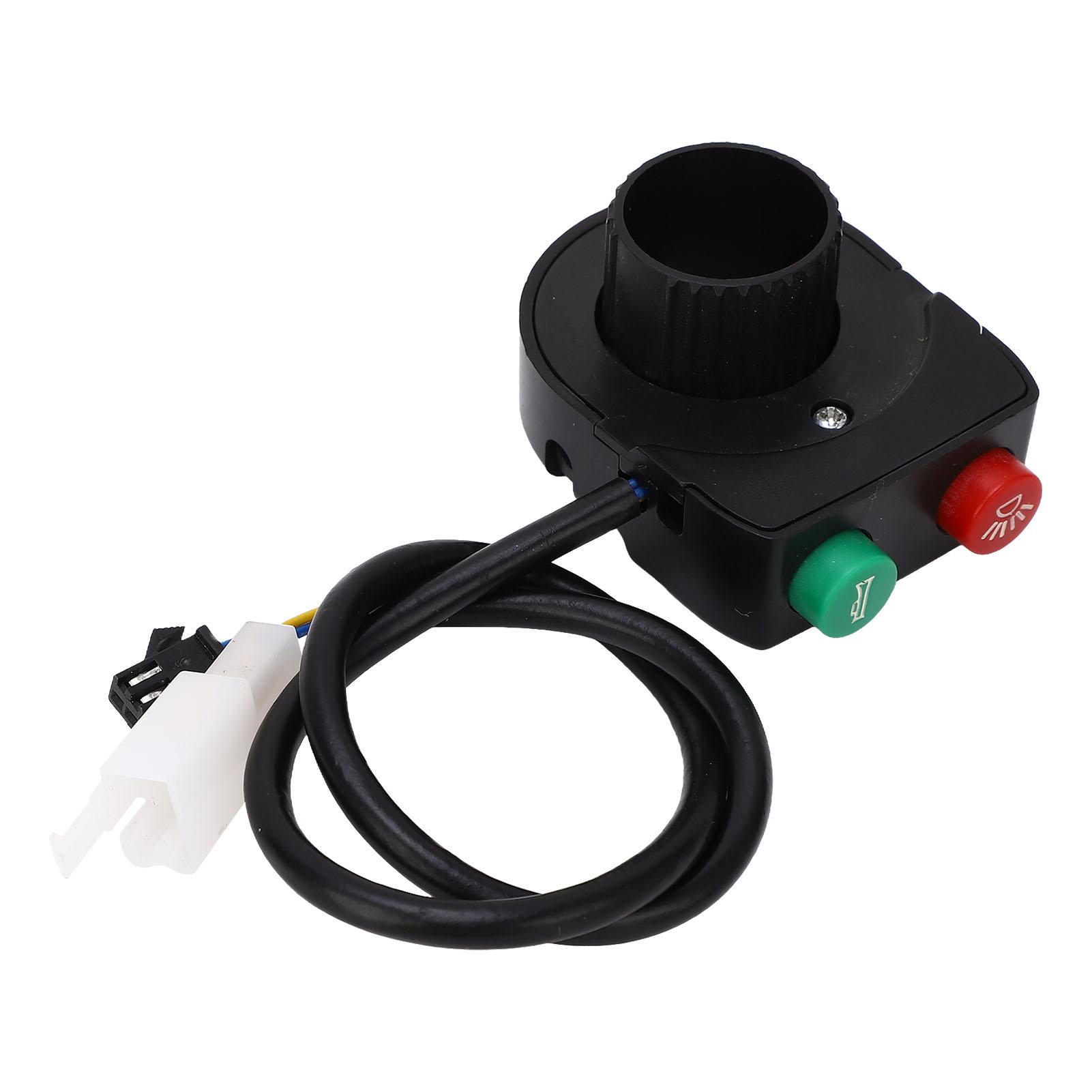 

48V 500W Electric Bike Controller Pedal Throttle Kit Bike Headlight Switch Conversion Kit