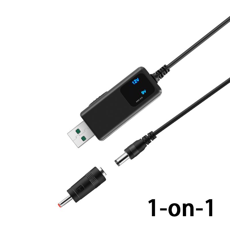 

USB Boost Converter DC 5V to DC 9V/12V USB Step-up Converter Cable for Power Supply Power Boost Line Charger Power Converter