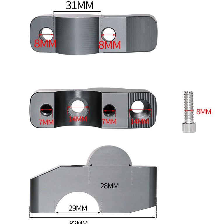 CBR650/CB Motorcycle Raised Handlebar Riser