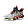 Rotating Mesh Basketball Shoes 2025 Middle and Older Children's Sports Shoes New Buckle Spring and Autumn Breathable Boys' Shoes Children's Profession