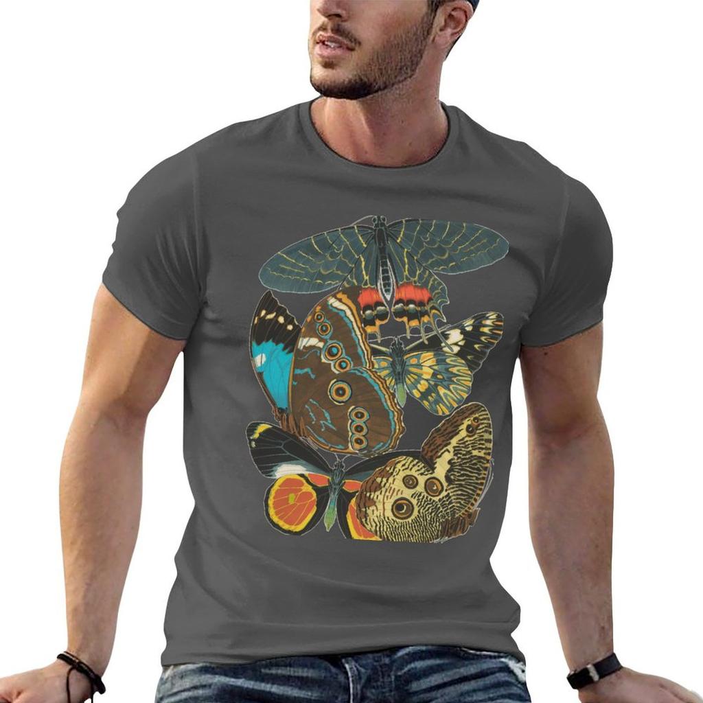 Vintage Butterflies Tshirt Holiday All Match Tshirt