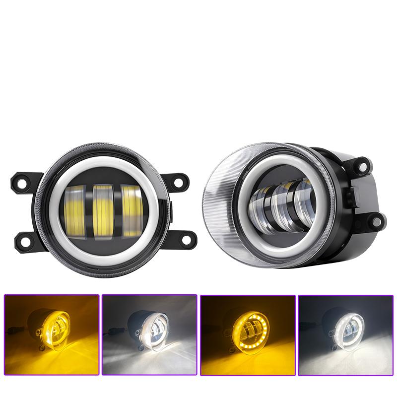 

3.5inch LED Fog Lights DRL Halo Ring 12V H11 Foglamp for Toyota RAV4 Yaris Venza 2007 2008 2009 2010 2011 2012 for Corolla Camry