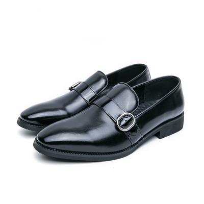 New High Quality Men's Leather Oxfords Black Purple Slip-on Loafers Man Shoes Wedding Office Business Formal Dress Casual Shoes