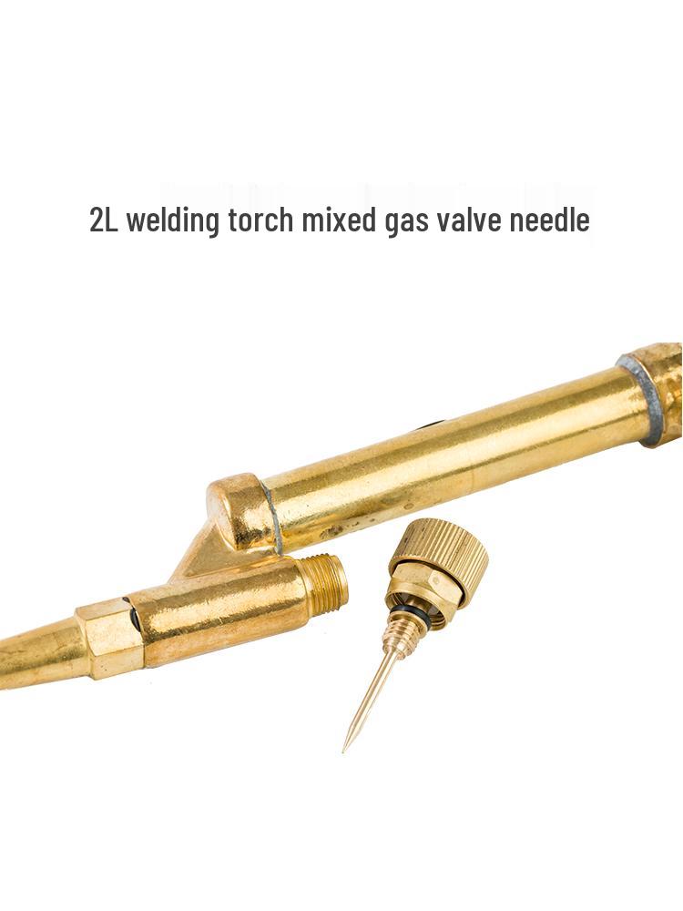 All-Copper H01-2 High-Temp Gas Welding Torch, 4L Propane/Acetylene/LPG/NG Portable Welding Accessory.