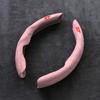 2Pcs Suede Non-Slip Car Steering Cover Wheel Booster Decoration Covers For Ford ST Focus Mk2 3 4 Edition Mondeo Fusion ST Line