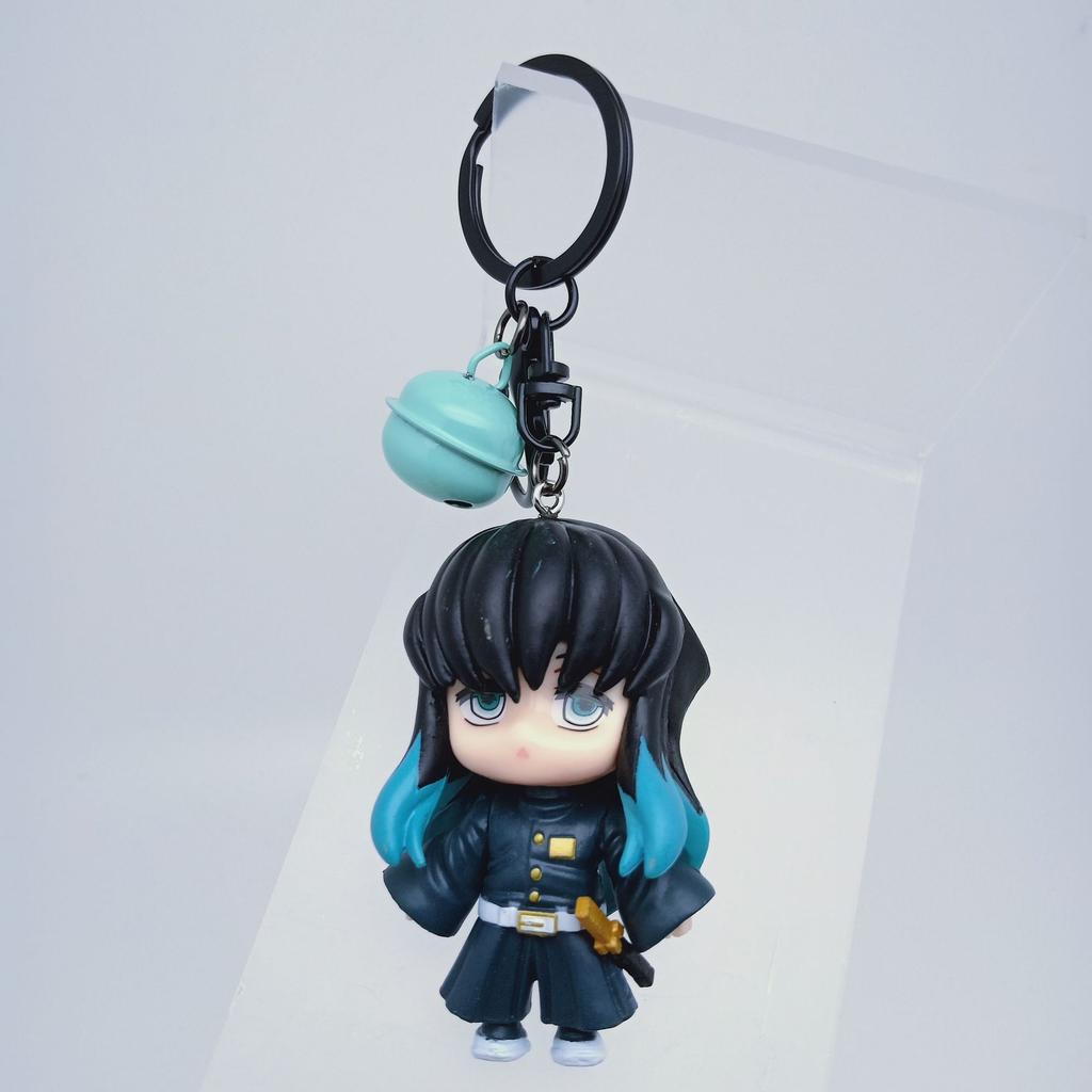 Dämonentöter PVC Schlüsselanhänger Niedliche Anime Figur Anhänger Tasche Zubehör Cosplay Geschenk Kimetsu no Yaiba