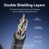 Vention Cat8 Ethernet Cable SFTP 40Gbps 2000MHz Cat 8 RJ45 Network Lan Patch Cord for Router Modem Internet RJ 45 Ethernet Cable
