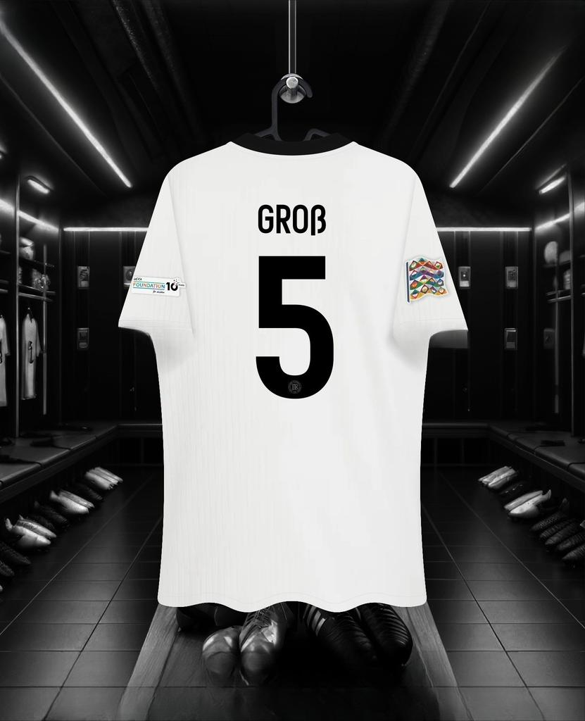 Trikot der deutschen Nationalmannschaft Heimtrikot 125-jähriges Jubiläum Fußball Trainingsshirt Bedruckt Atmungsaktiv Damen Kurzarm T-Shirt Top