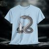 Medieval Dragon Graphic Tee: Hand-Drawn Fantasy T-Shirt