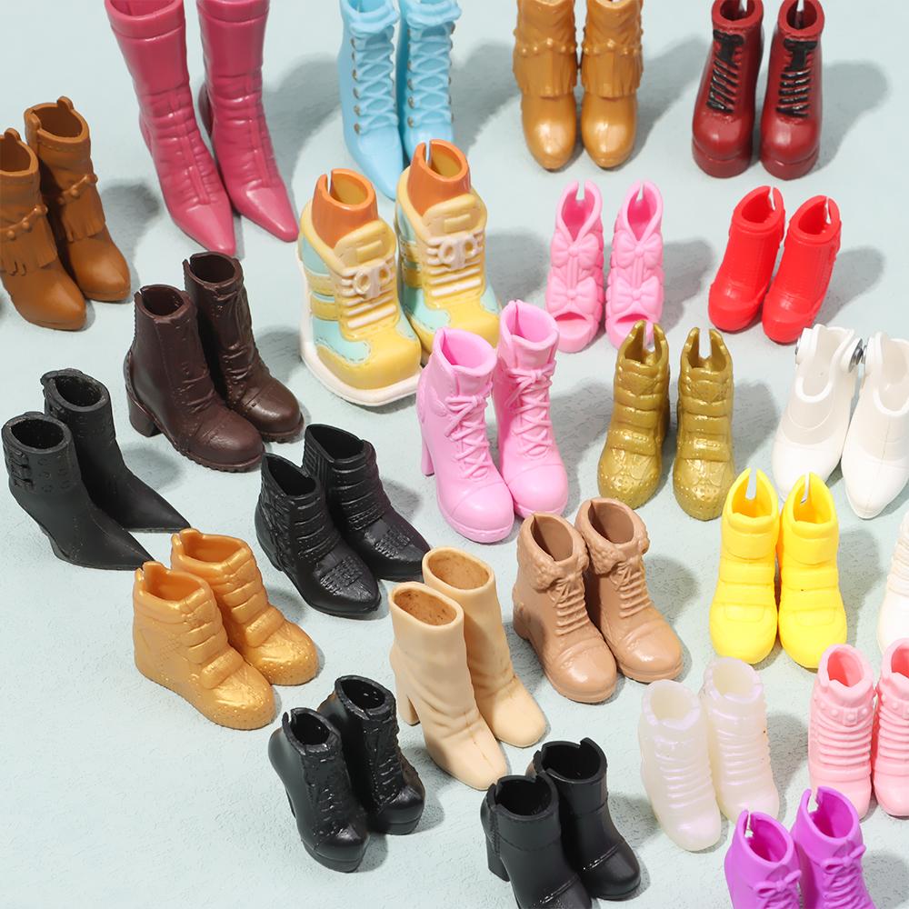 Fashion1/6 Doll Shoes Boots Sandals Girl DIY Dressing Doll Toys Doll Decors For FR Super Model Barby Dolls Colorful Doll Shoes