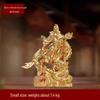 ZISIZ Gilded Bronze God of Wealth Guanyu Statue