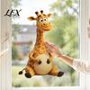 Wasserdichte PVC-Fensterfolie Niedliche Cartoon-Giraffe Statisch Haftend, Dicke Klebstofffreie Abnehmbare Glasaufkleber, Haftende Sticker für Kinderzimmer Kinderzimmer Balkon