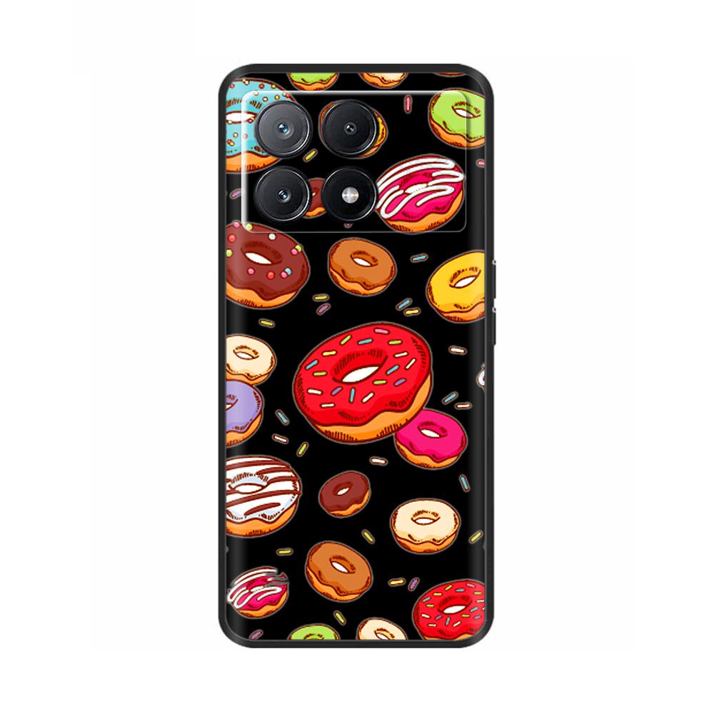 Phone Case For Poco X6 Pro Coque Cover For Poco X6 Neo Pocox6 Pro 5G Soft Black Silicone Bumper Shockproof Case Protection Shell