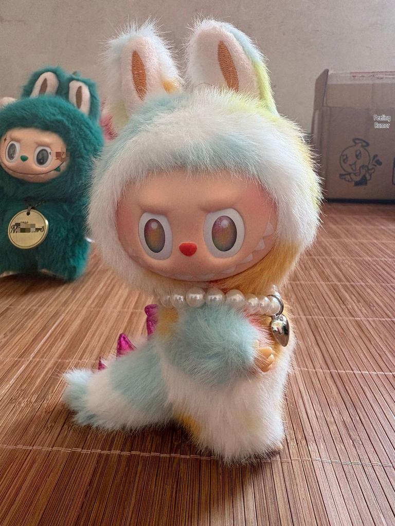 Labubu Green VL Plush Vinyl Doll Pendant