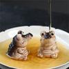 Exquisite Resin Tea Pet Elegant Tea Pet Sculpture Perfect for Tea Shops