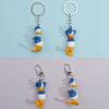 Anime Figure Donald Duck Keychain Action Backpack Key Chain Decoration Collection Statue Toy Birthday Gift Poseable Articulated Scale Detailed Movable